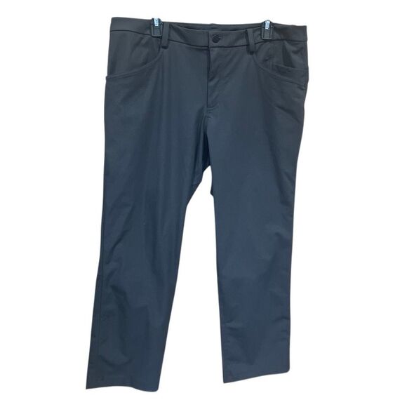 Lululemon Men’s ABC Pants Size 38 NEW Charcoal Grey Straight Leg #778
